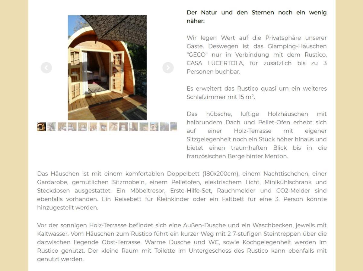 Casa Lucertola Villa Apricale Kültér fotó